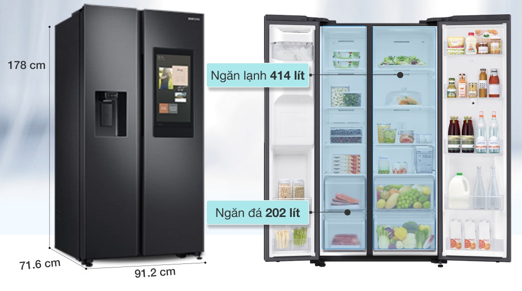 Tủ lạnh Samsung Family Hub mang đến không gian sống thoải mái và tiện nghi cho mọi thành viên