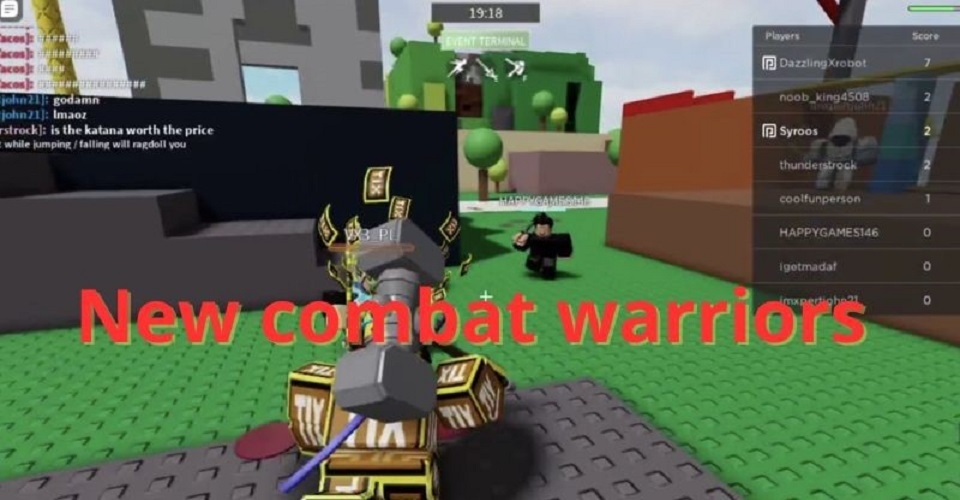Mã code Combat Warriors mới nhất