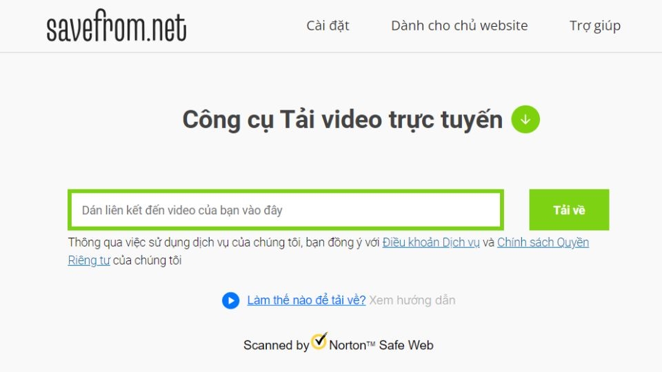 Tải video Facebook riêng tư về điện thoại bằng Savefrom.net
