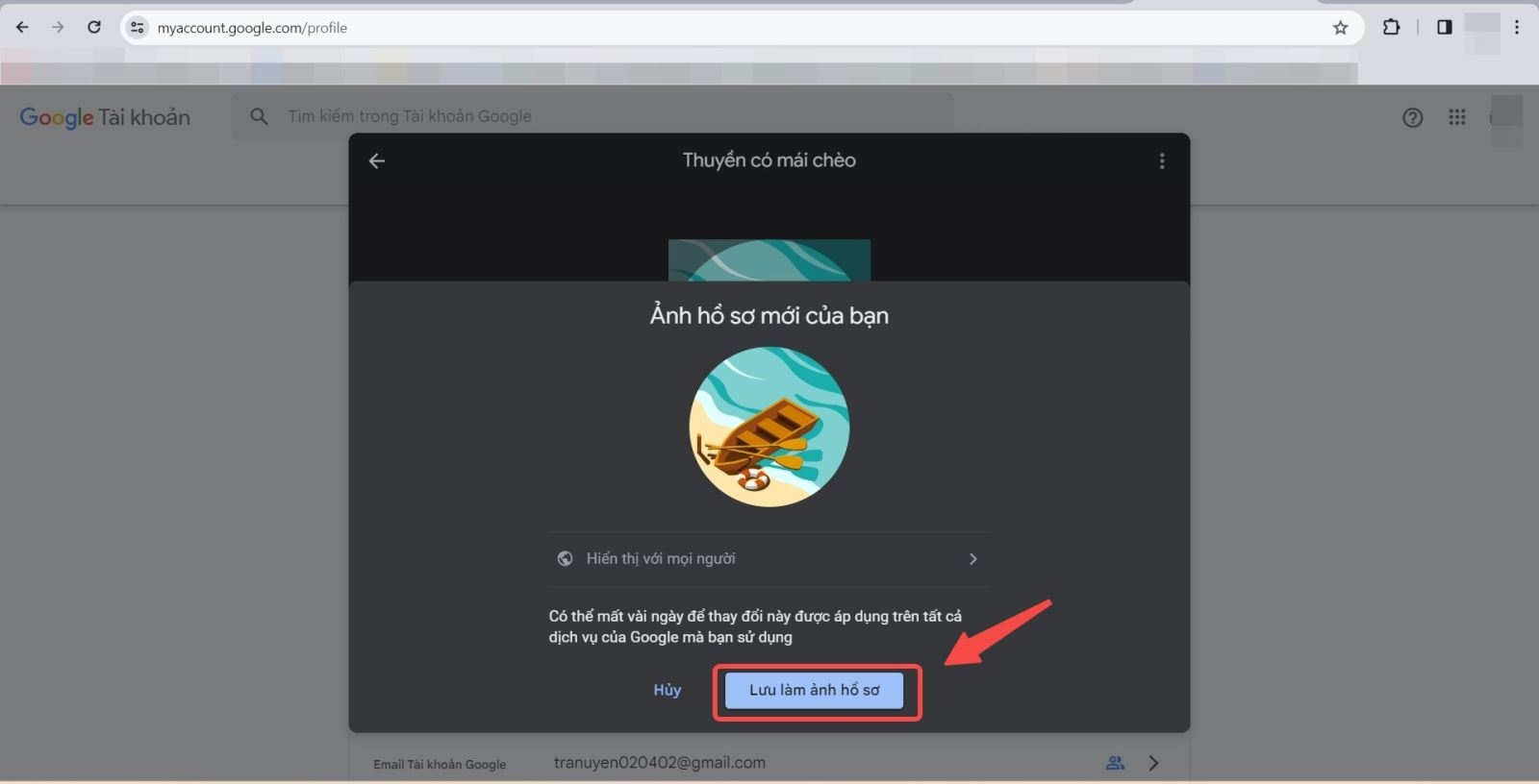 Cách đổi ảnh đại diện Gmail (ảnh 17)