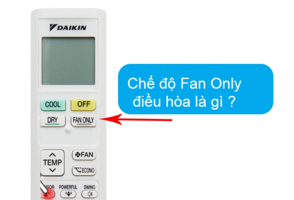 Chế độ đảo quạt gió (Fan Only)