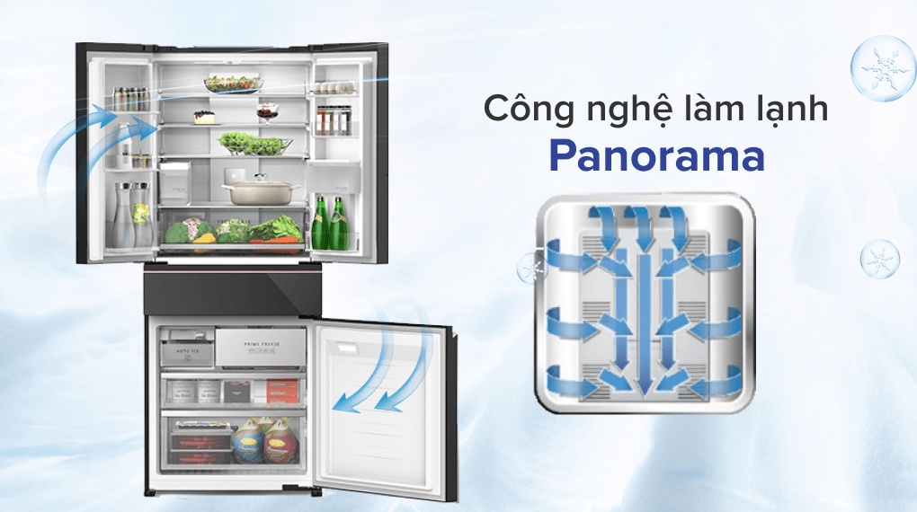 đánh giá tủ lạnh panasonic yW590ymmv 3