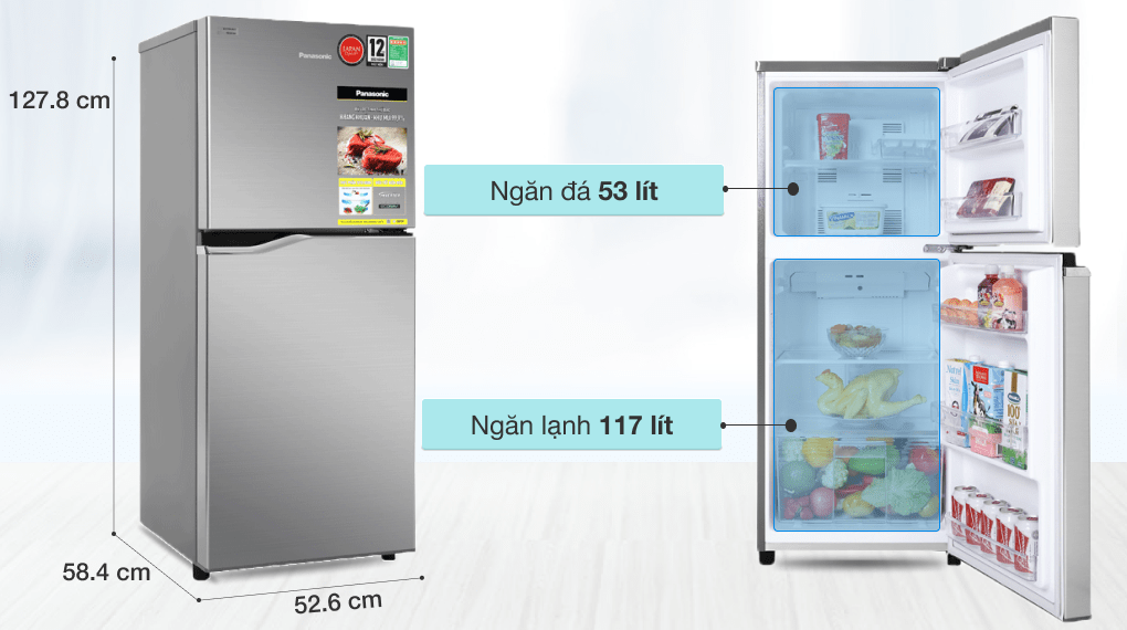 review tủ lạnh panasonic inverter 170 lít nr-ba190ppvn 2