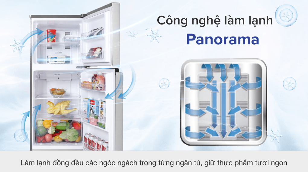 review tủ lạnh panasonic inverter 170 lít nr-ba190ppvn 3