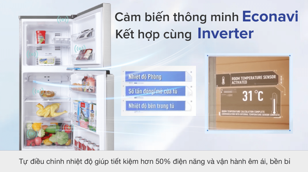 review tủ lạnh panasonic inverter 170 lít nr-ba190ppvn 4
