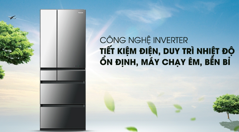 Review Tủ lạnh Panasonic Inverter dòng NF-F03GT-X2