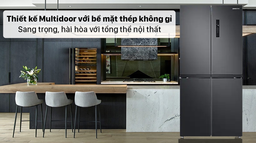 Samsung Inverter 488 lít Multi Door RF48A4000B4/SV (1)