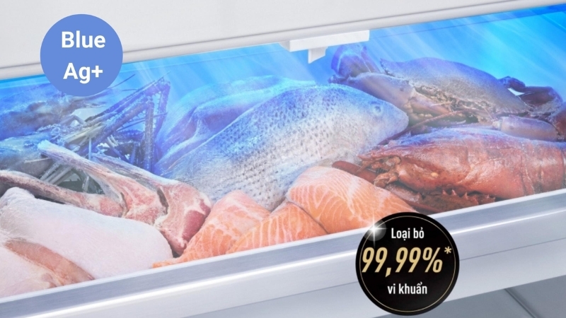 Công nghệ Blue Ag+ giúp loại bỏ 99,99% vi khuẩn