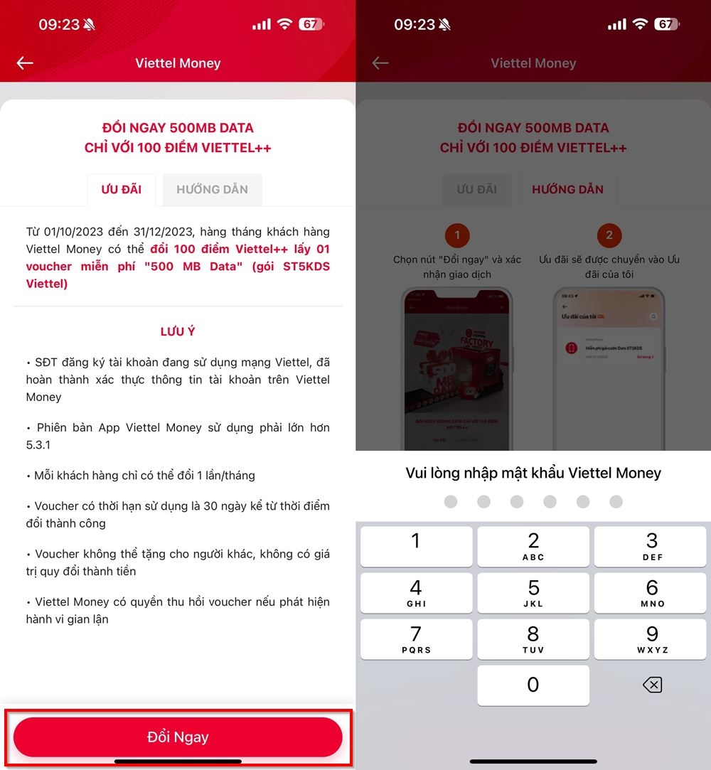 Cách nhận 500MB Viettel miễn phí 3
