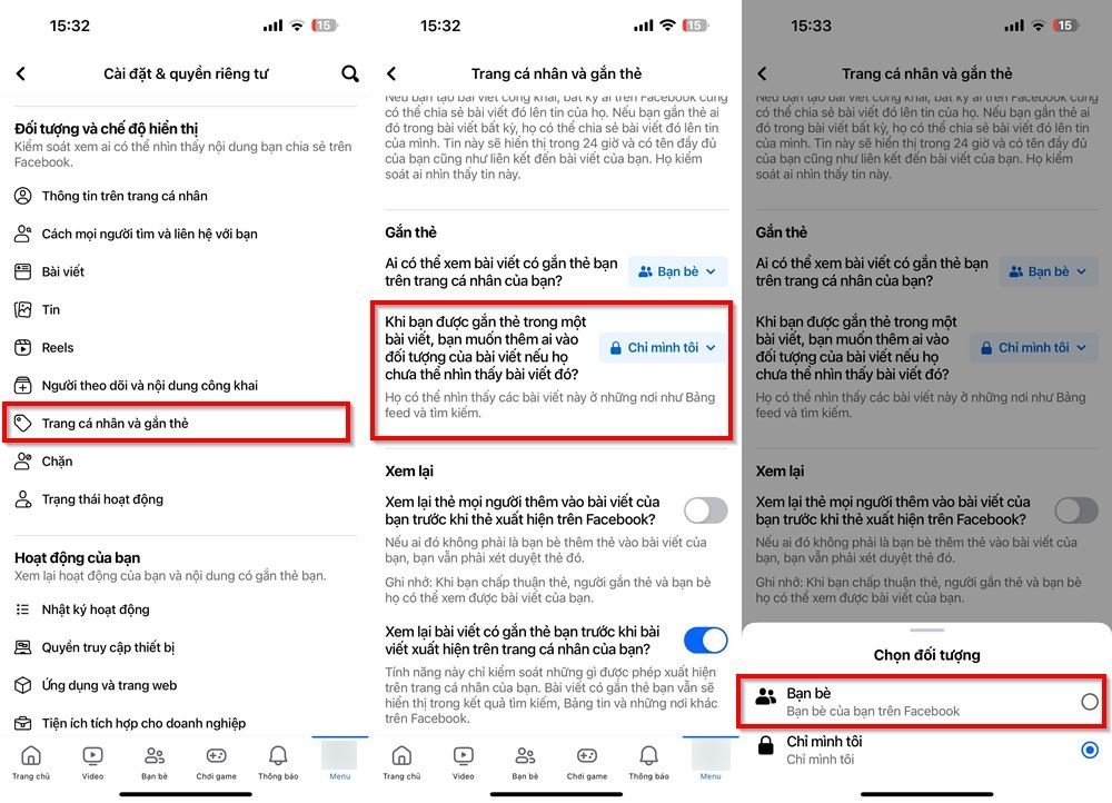 Cách khắc phục bài viết được gắn thẻ Facebook không hiển thị trên trang cá nhân 2