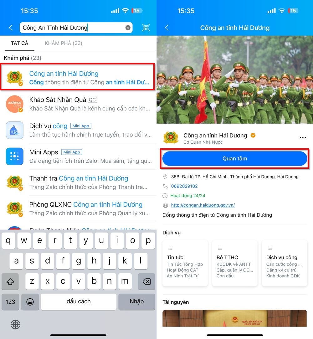 Cách làm hộ chiếu gắn chip online ngay trên Zalo 1