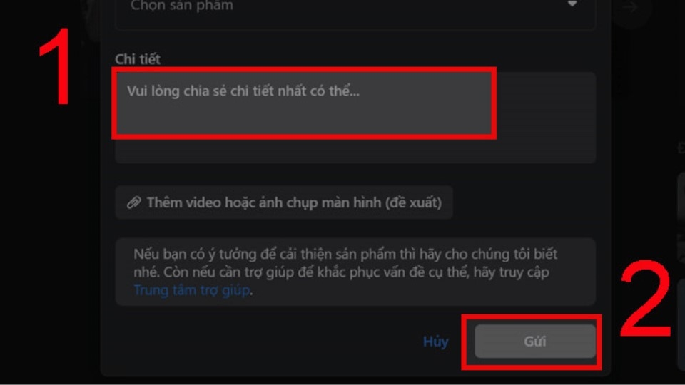 Điền chính xác nội dung