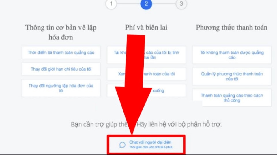 Chat cùng người đại diện