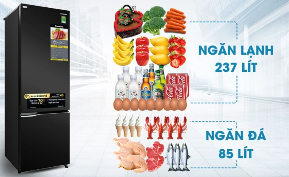 Tủ lạnh Panasonic NR-BC360QKVN
