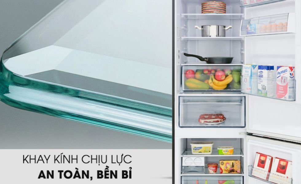 Ngăn lạnh tủ Panasonic NR-BC360QKVN