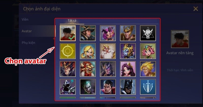 Đổi avatar Liên Quân Mobile: Hướng dẫn chi tiết và một số điểm cần lưu ý khi thực hiện 04