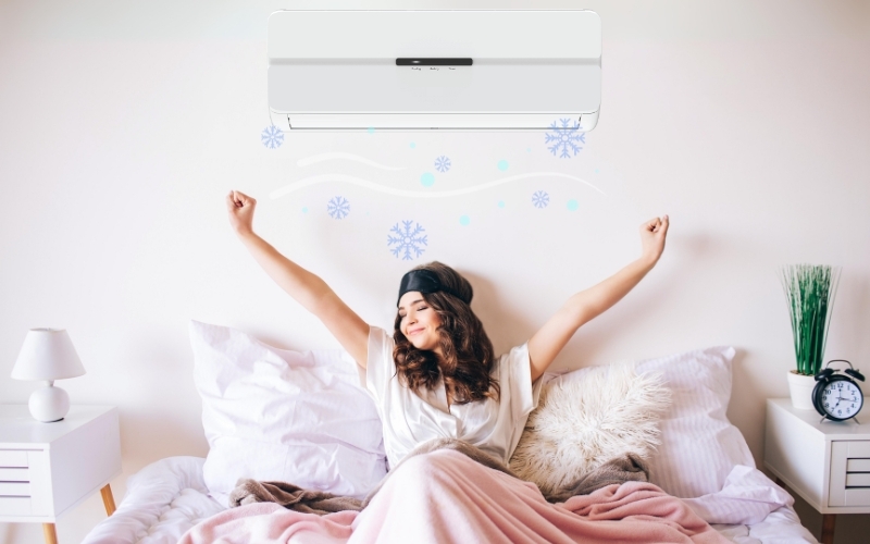 Ngủ máy lạnh thường xuyên có tốt không?