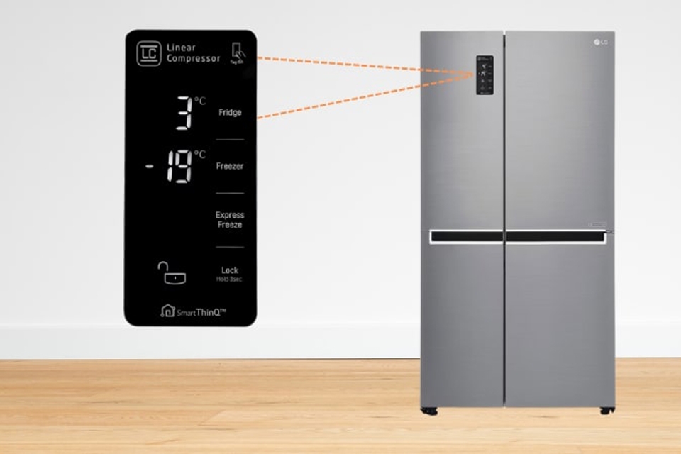 Tủ lạnh LG được thiết kế sang trọng