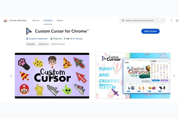 custom cursor b1