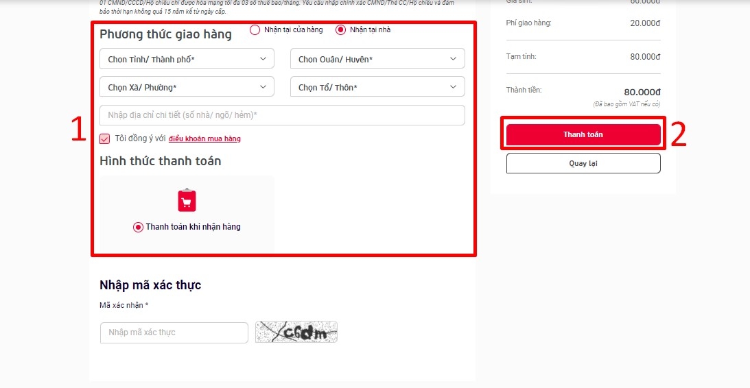 Thanh toán dễ dàng qua các app hay ngân hàng