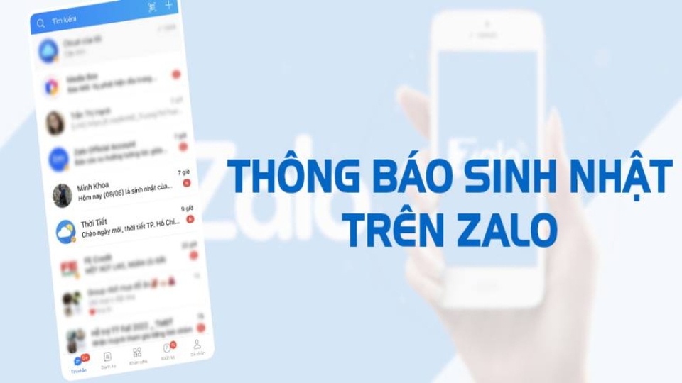 Lý do không hiển thị thông báo sinh nhật trên Zalo
