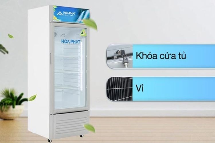 Những ưu điểm của tủ mát Hòa Phát 1