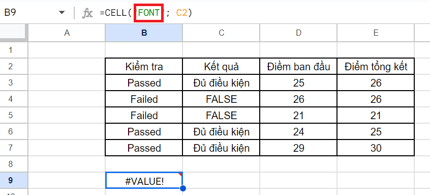 Cách sử dụng hàm CELL trong Google Sheet (10)
