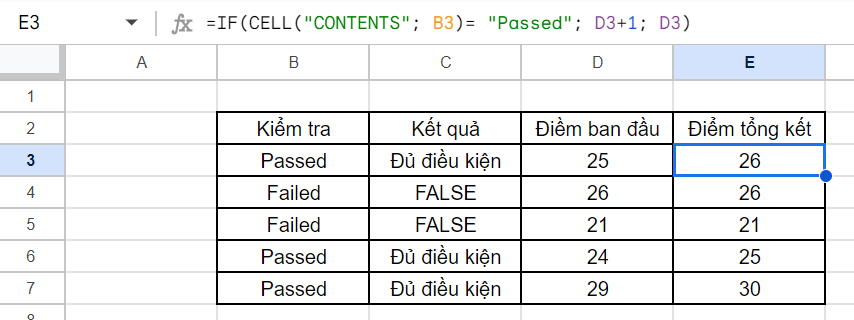 Cách sử dụng hàm CELL trong Google Sheet (9)