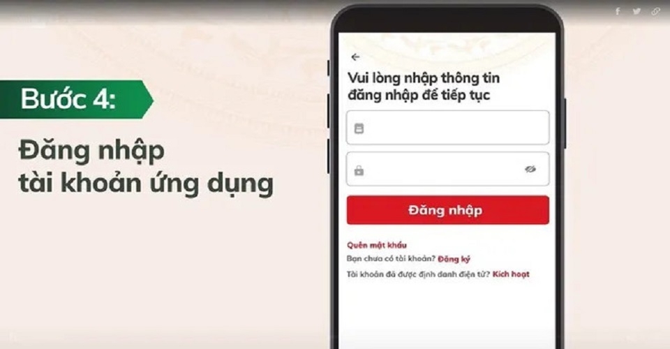 Hướng dẫn đăng nhập vào ứng dụng VNeID bước 7