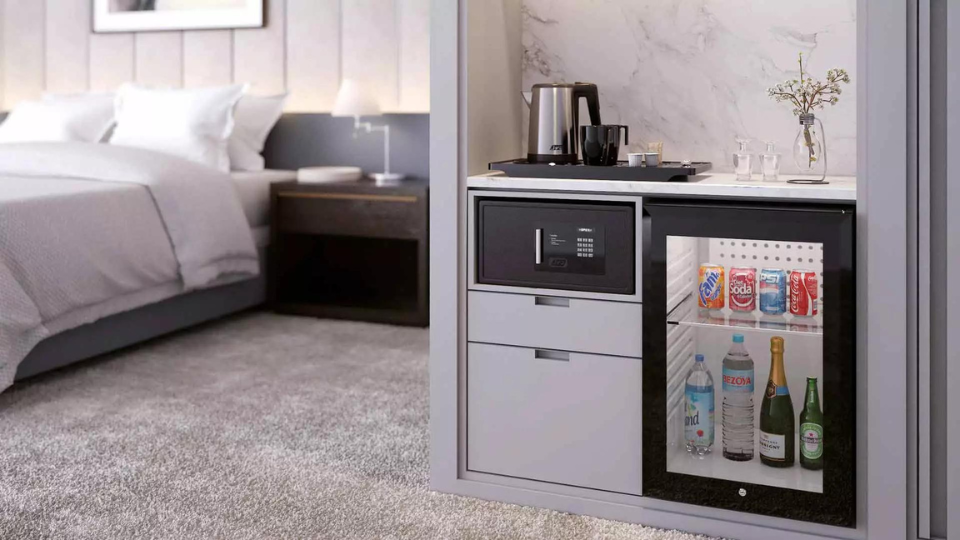 Một số lưu ý khi đặt tủ lạnh minibar trong phòng