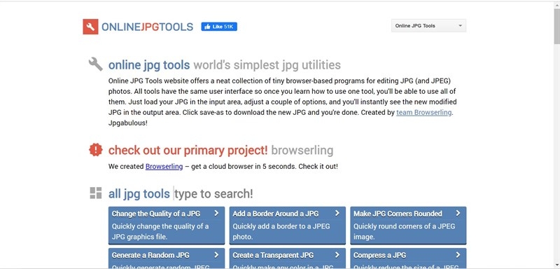 Online JGP Tools có giao diện dễ sử dụng