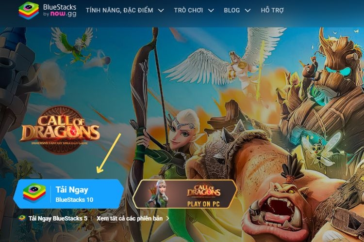 bluestacks giả lập