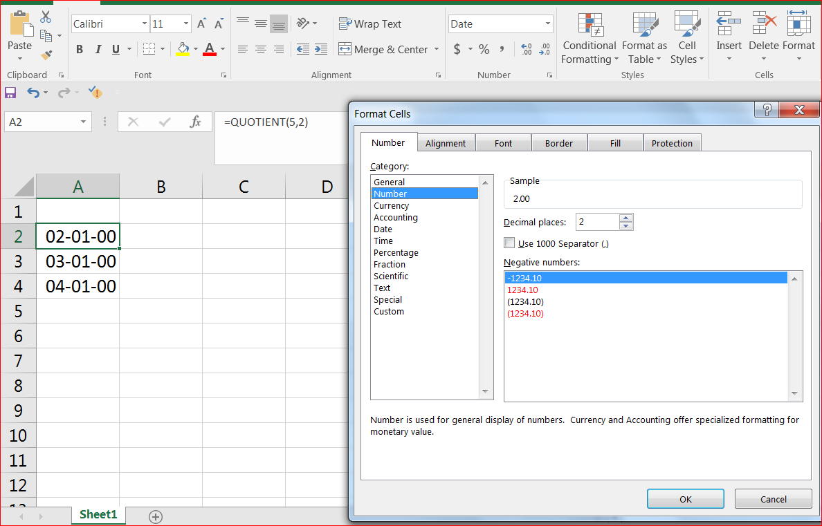 Hướng dẫn sử dụng hàm QUOTIENT trong Excel chia lấy phần nguyên 16