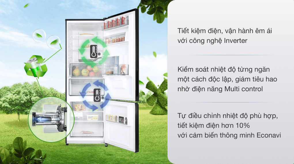 Review tủ lạnh Panasonic NR-BC360WKVN - Công nghệ ưu việt