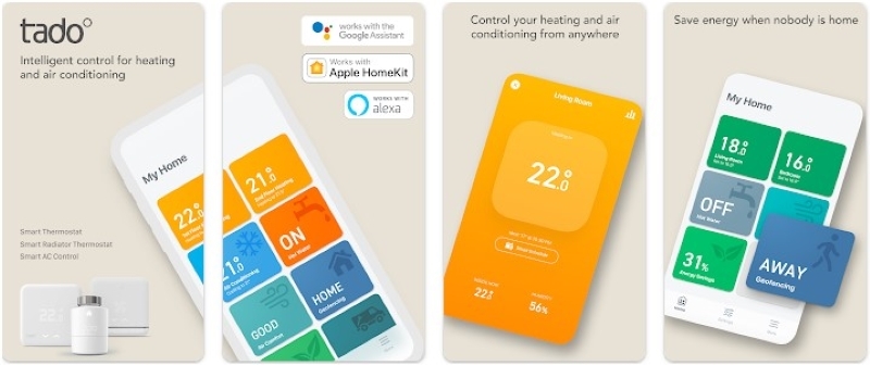 Ứng dụng điều khiển điều hòa bằng điện thoại Tado Cooling