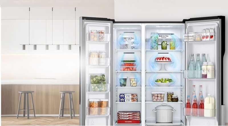 Kích thước tủ lạnh Side by side hình 2