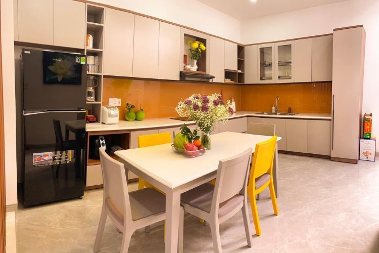 trang trí tết nhà bếp