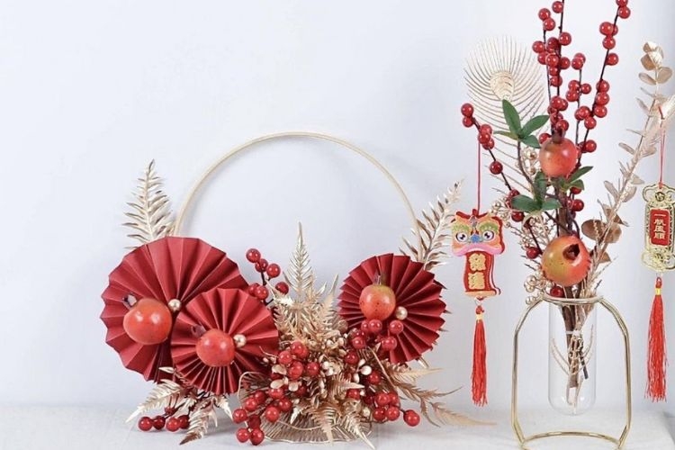 vòng hoa trang trí