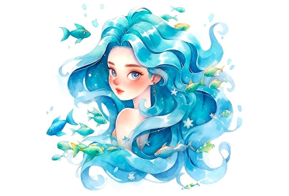 Hình ảnh cung hoàng đạo anime Song Ngư đẹp