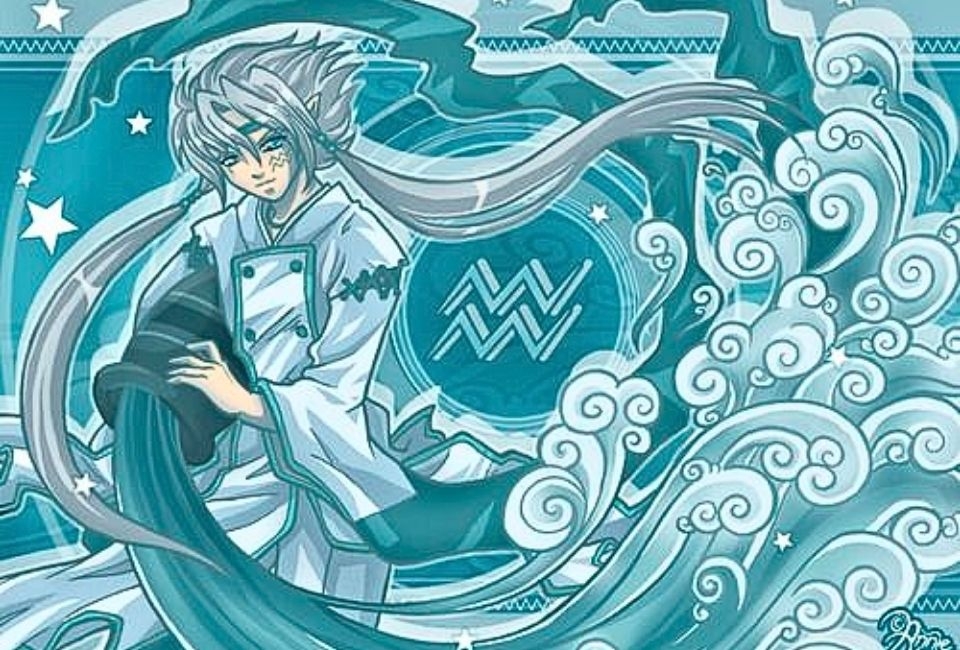 Cung hoàng đạo anime art nam Bảo Bình
