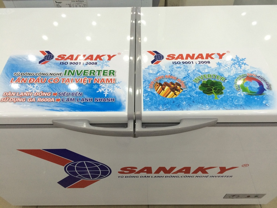 cách sử dụng tủ đông Sanaky 3