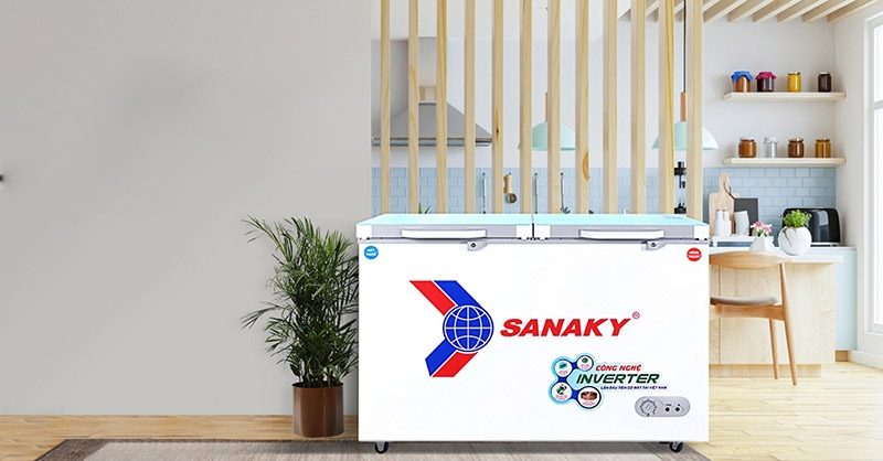 cách sử dụng tủ đông Sanaky 7