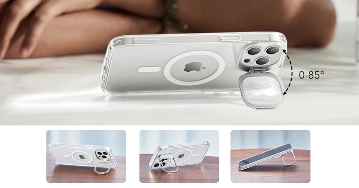 Ốp lưng bảo vệ trong suốt kèm giá đỡ của ESR