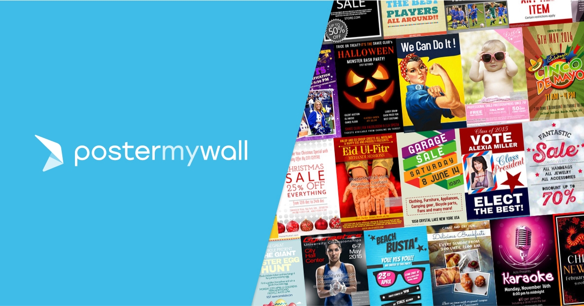 Poster My Wall - phần mềm không thể thiếu đối với những ai muốn thiết kế banner thu hút, tối ưu hóa chiến dịch quảng cáo