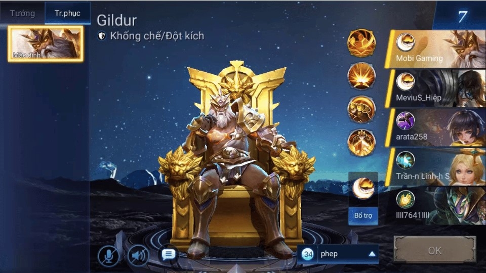 Một số lưu ý khi chơi Gildur