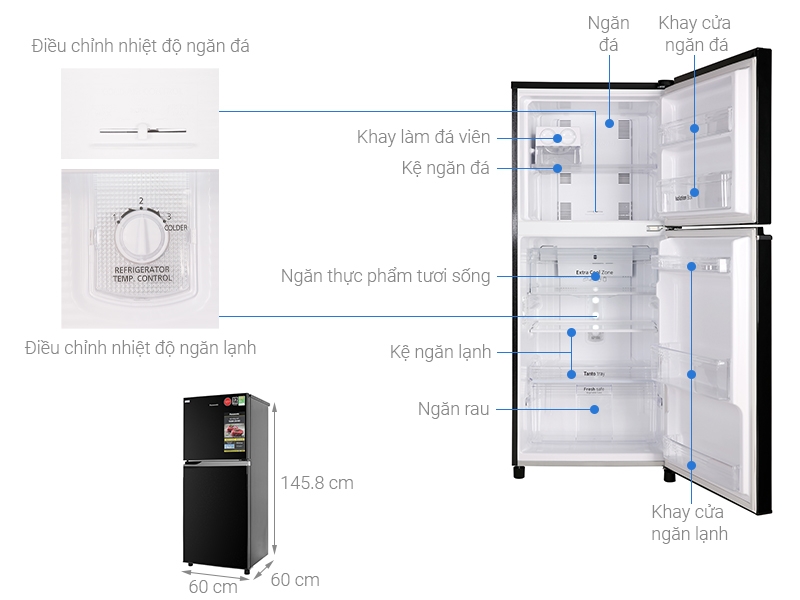 [REVIEW] Tủ lạnh Panasonic NR-BL263PKVN liệu có đáng mua?