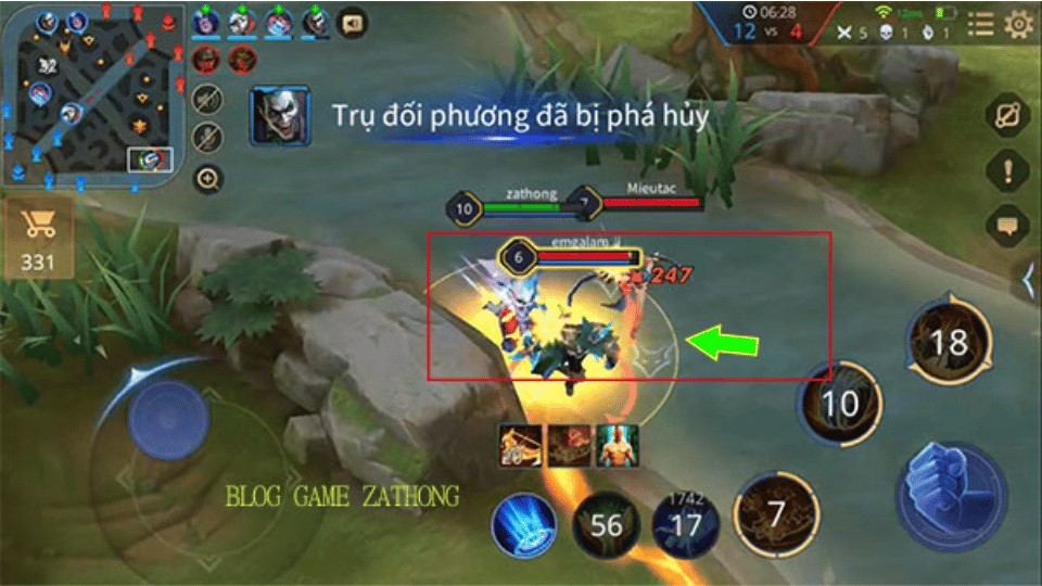Giai đoạn cuối game