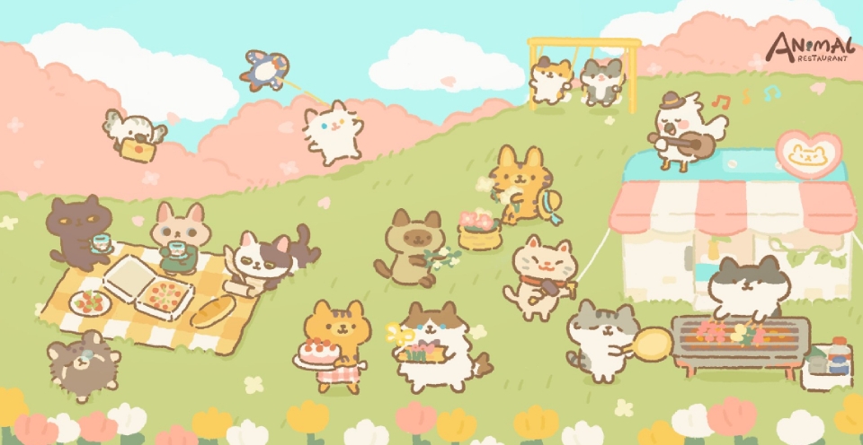 Đánh giá về đồ họa của game Animal Restaurant