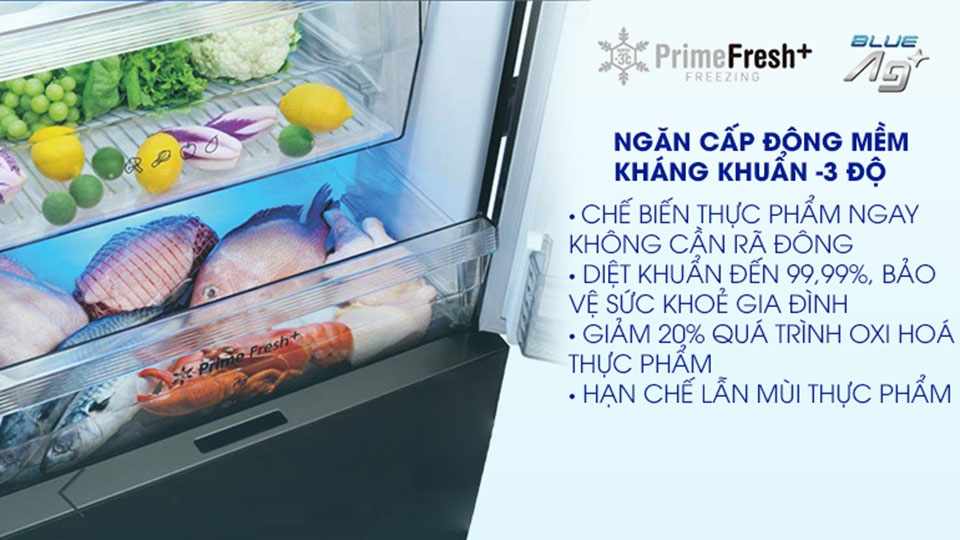 Ngăn cấp đông mềm Prime Fresh+