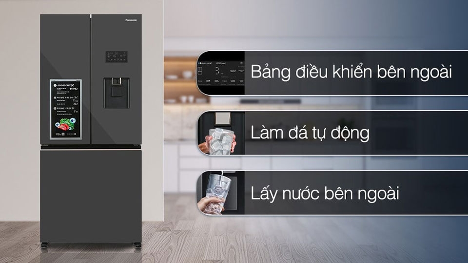 Tủ lạnh NR-YW590YMMV sở hữu rất nhiều tiện ích thông minh